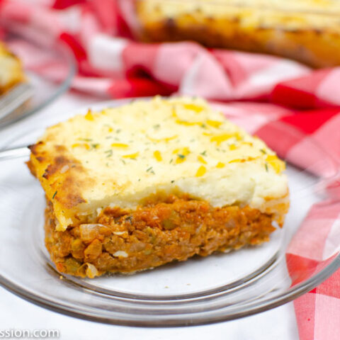 side view of Simple and Easy Shepherd’s Pie Recipe