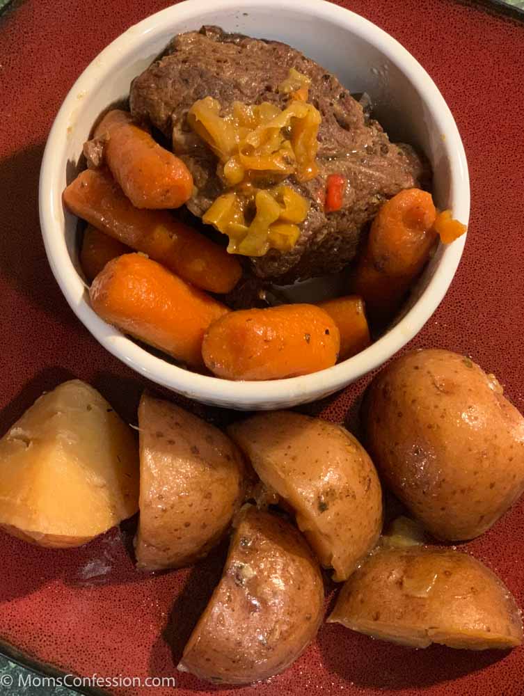 All In One Mississippi Pot Roast Crockpot Dinner