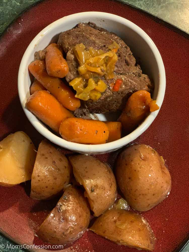 All In One Mississippi Pot Roast Crockpot Dinner