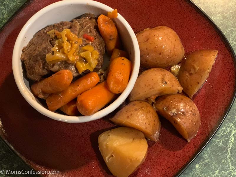 All In One Mississippi Pot Roast Crockpot Dinner