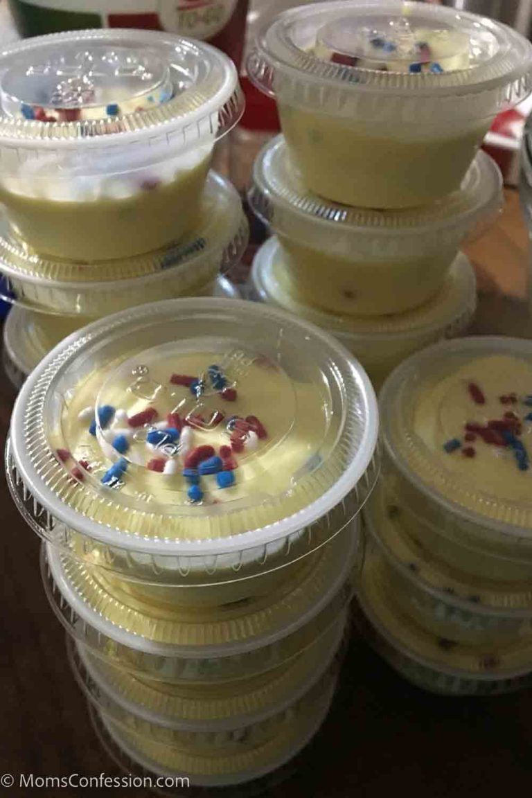 Red, White & Blue Vodka Pudding Shots