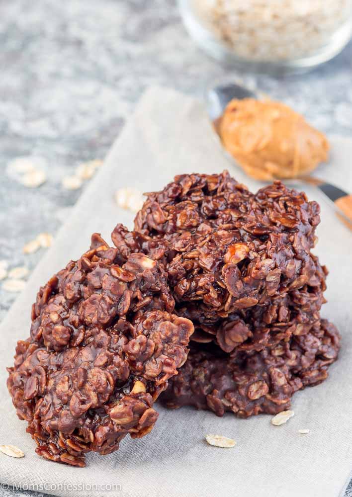 No Bake Chocolate Peanut Butter Cookies Recipe