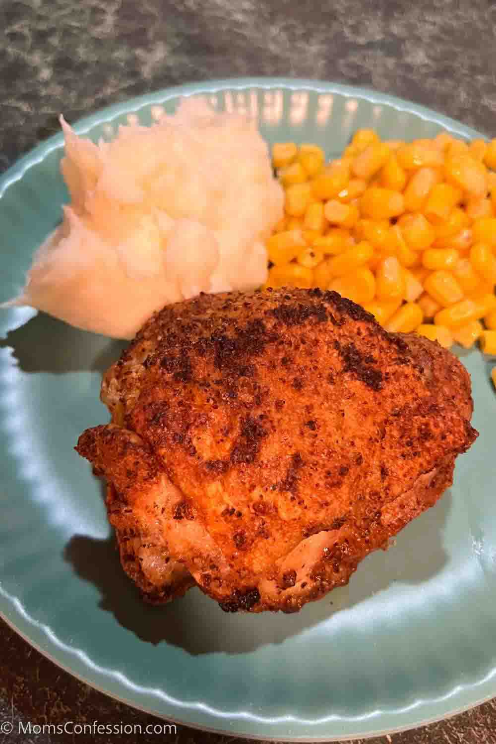 Budget Friendly Meals: Crispy Air Fryer Chicken Thighs • Moms Confession