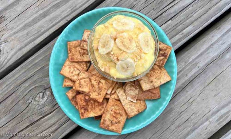 Banana Pudding Nachos or Dip - Banana Pudding Nachos