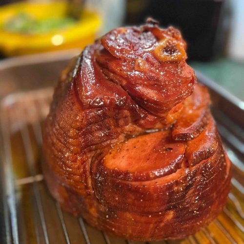 perfectly smoked ham