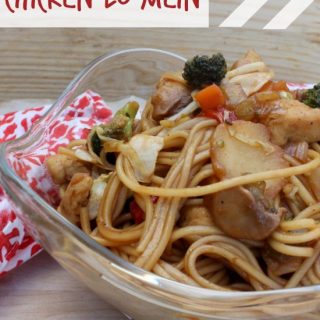 Delicious Chicken Lo Mein #BlogFilmFood