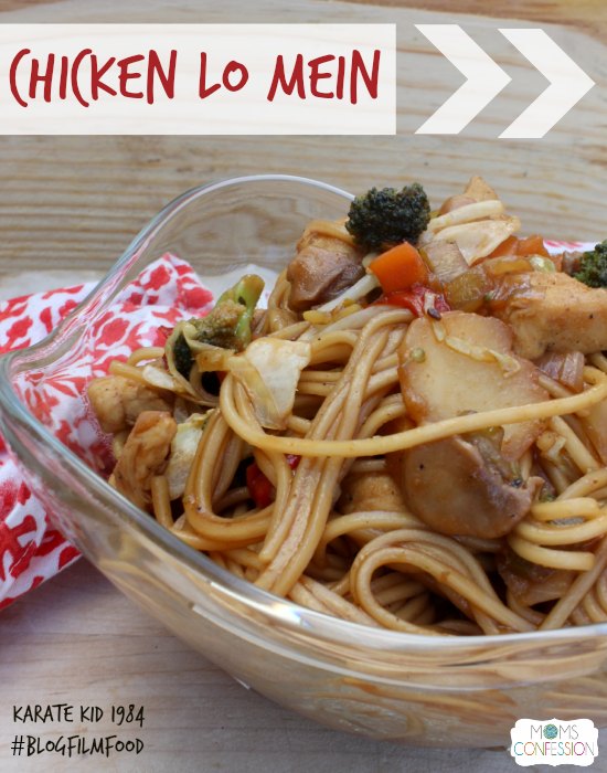 Delicious Chicken Lo Mein #BlogFilmFood