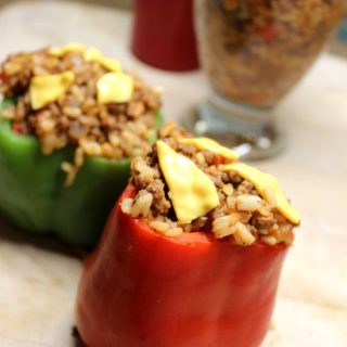 These easy stuffed peppers are great on a cool evening and dinner is ready in less than 30 minutes. Take back dinnertime with this stuffed pepper recipe.