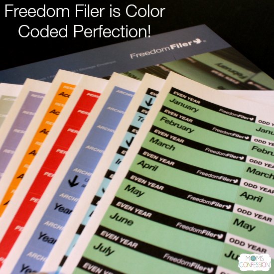 The best file organization for every home. The Freedom Filer is color-coded perfection and self-purges year after year.
