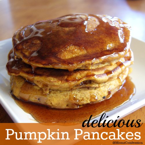 Pumpkin Pancakes are a great way to wake up to a crisp and cool fall morning. These pumpkin spice pancakes are filling and flavorful with all the amazing spices of fall.