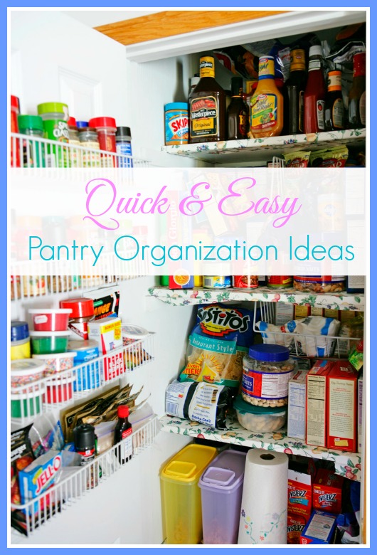 Quick and Easy Pantry Organizing Tips