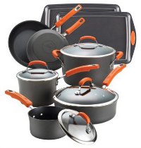 Rachael Ray Hard-Anodized Cookware Set