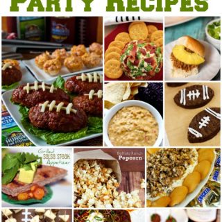 Looking for easy Super Bowl Party Recipes? Get 40+ easy football party recipes that will have your guests mouth watering on Super Bowl Sunday!