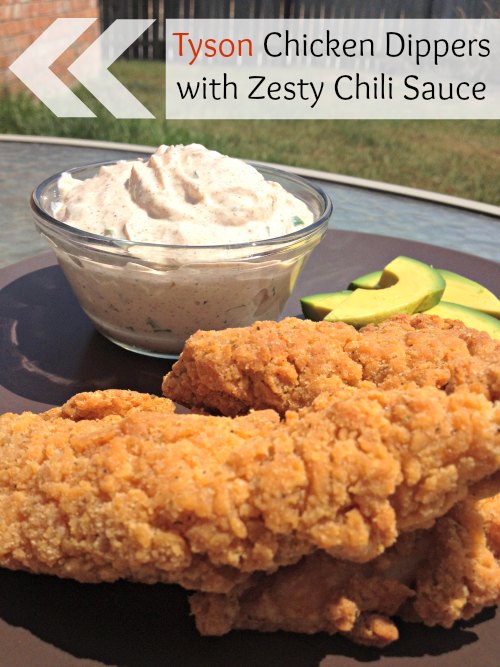 Easy Tyson Chicken Dippers with Zesty Chili Sauce