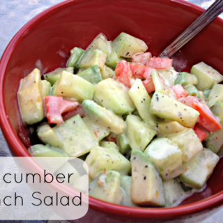 cucumber ranch summer salad