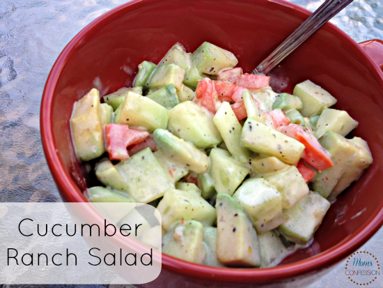 cucumber ranch summer salad