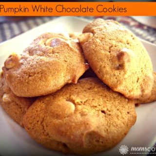 Pumpkin White Chocolate Cookies